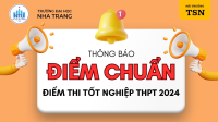 THÔNG BÁO ĐIỂM CHUẨN ĐIỂM THI THPT 2024