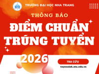 THÔNG BÁO ĐIỂM CHUẨN TRÚNG TUYỂN 2026