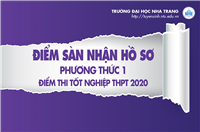 TB ĐIỂM SÀN PHƯƠNG THỨC 1 ĐIỂM THI TN THPT NĂM 2020
