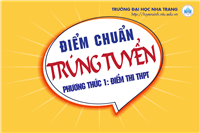 CÔNG BỐ ĐIỂM TRÚNG TUYỂN PT1 ĐIỂM THI THPT 2020